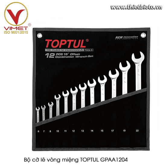 Bộ cờ lê vòng miệng TOPTUL GPAA1204