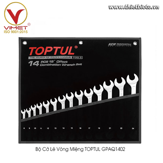 Bộ cờ lê vòng miệng TOPTUL GPAQ1402