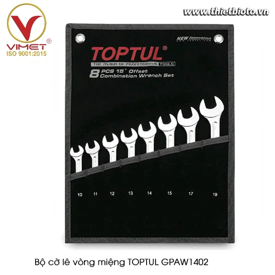 Bộ cờ lê vòng miệng TOPTUL GPAW1402 (ngưng sản xuất)