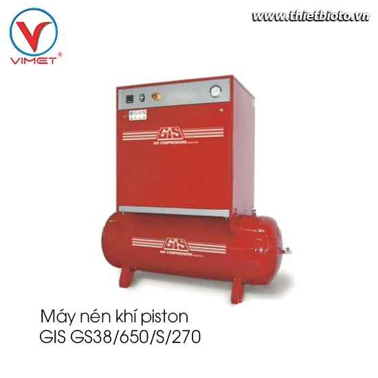 Máy nén khí giảm âm  piston  GIS