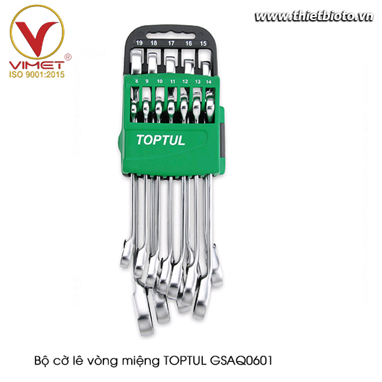 Bộ cờ lê vòng miệng TOPTUL GSAQ0601