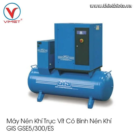 Máy Nén Khí Trục Vít Có Bình Nén Khí  Gis_x000D_