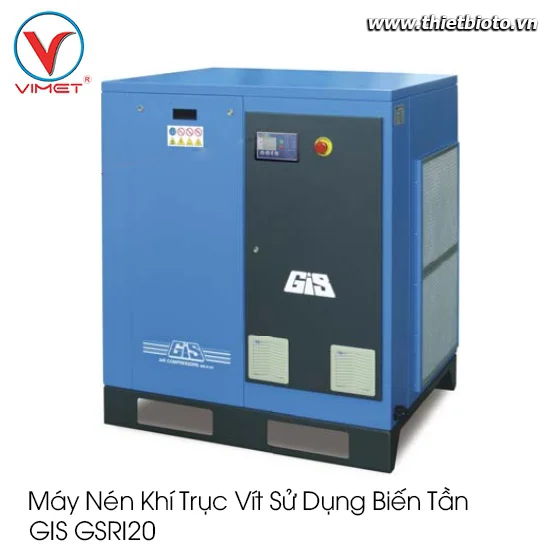 Máy nén khí trục vít inverter GIS 20 HP Gis GSRI20