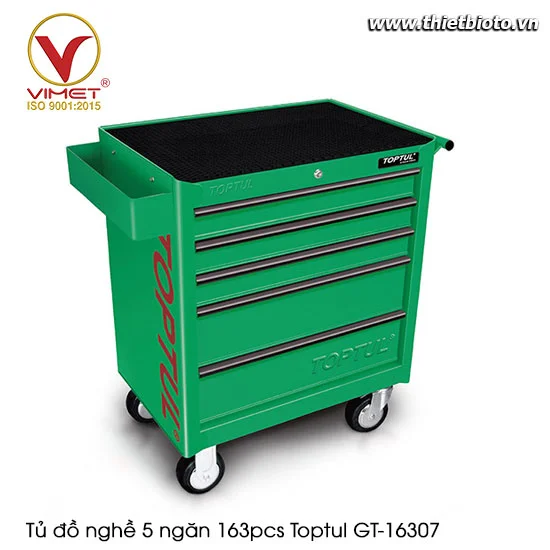 Tủ đồ nghề 5 ngăn 163pcs TOPTUL GT-16307
