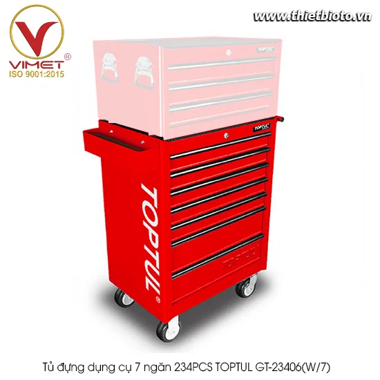 Tủ đựng dụng cụ 7 ngăn 234 chi tiết TOPTUL GT-23406