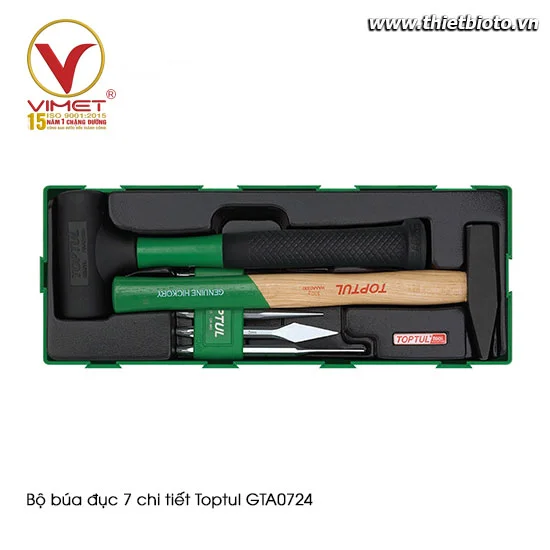 Bộ búa đục 7 chi tiết Toptul GTA0724
