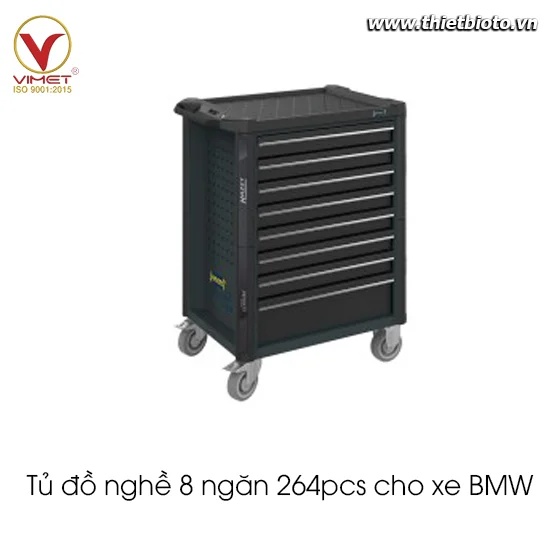 Tủ đồ nghề 8 ngăn 264pcs cho xe BMW
