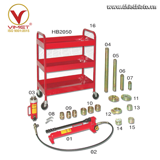 Bộ nắn thân xe Jackram HB2050