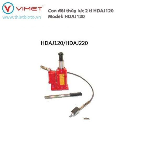 Con đội thủy lực 2 ty HIDI HDAJ120