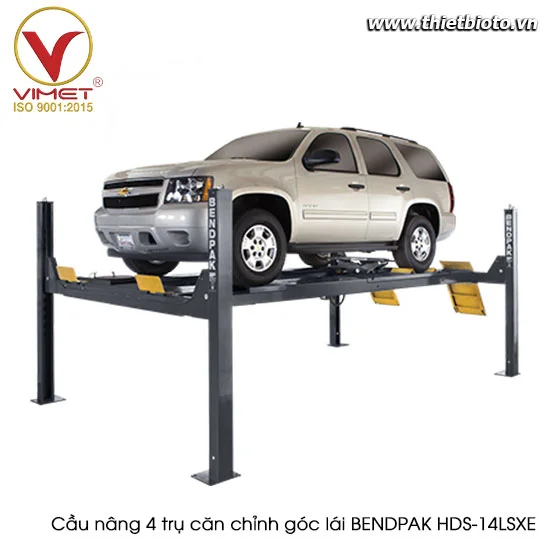 Cầu nâng 4 trụ căn chỉnh góc lái BENDPAK HDS-14LSXE