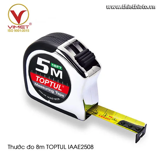 Thước dây 8m TOPTUL IAAE2508