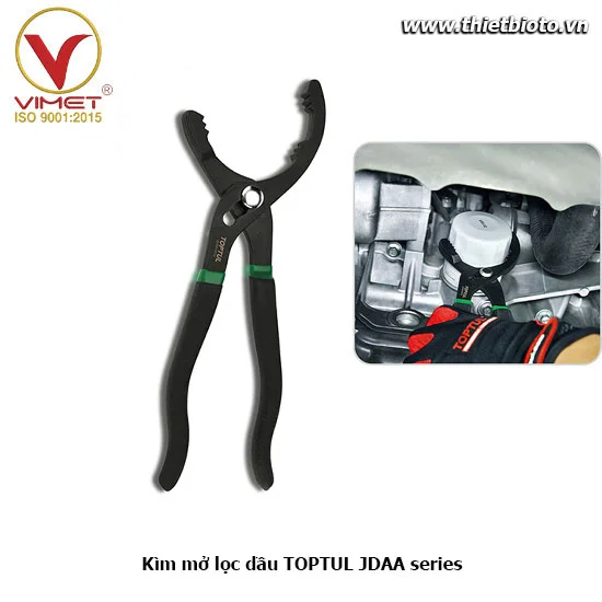 Kềm mở lọc dầu 10" TOPTUL JDAA1010