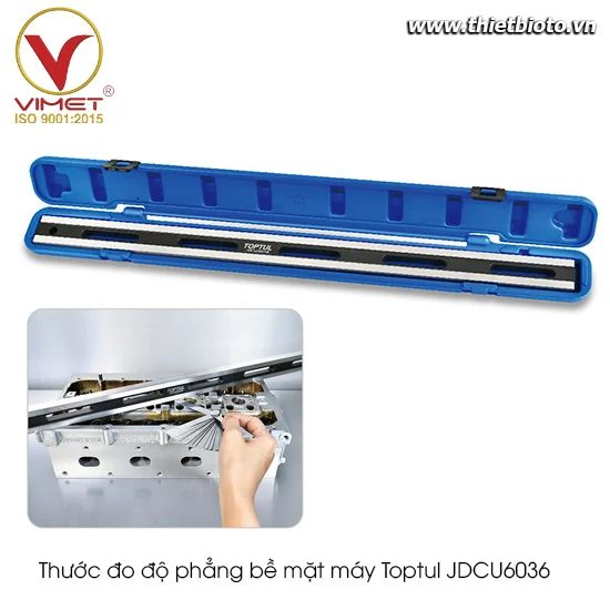 Thước đo độ phẳng bề mặt máy Toptul JDCU6036