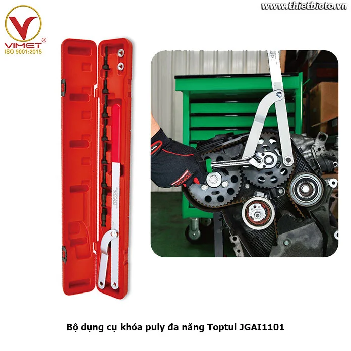Bộ dụng cụ khóa puly đa năng Toptul JGAI1101