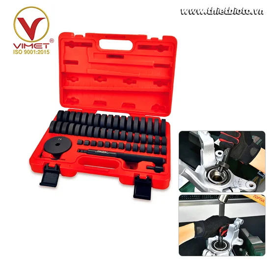 Bộ dụng cụ lắp đặt bạc đạn, ống lót và phớt đa năng 52 chi tiết TOPTUL JGAI5201