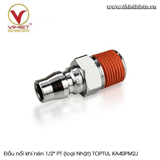 Đầu nối khí nén 1/2" (loại Nhật) TOPTUL KA40PM2J