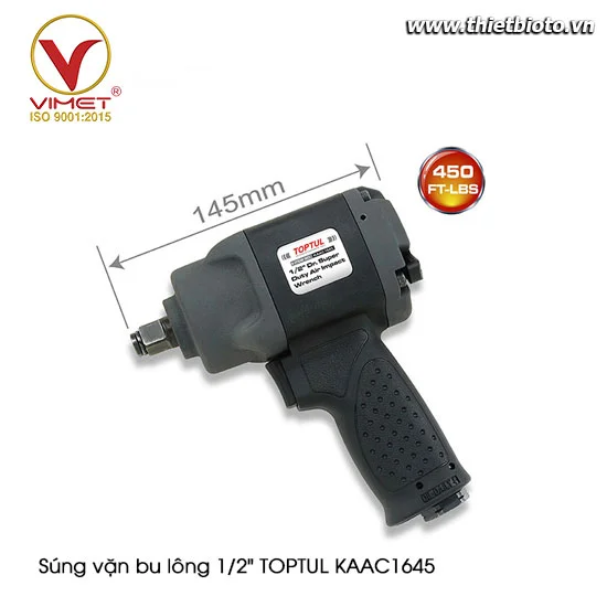 Súng vặn bu lông 1/2" TOPTUL KAAC1645
