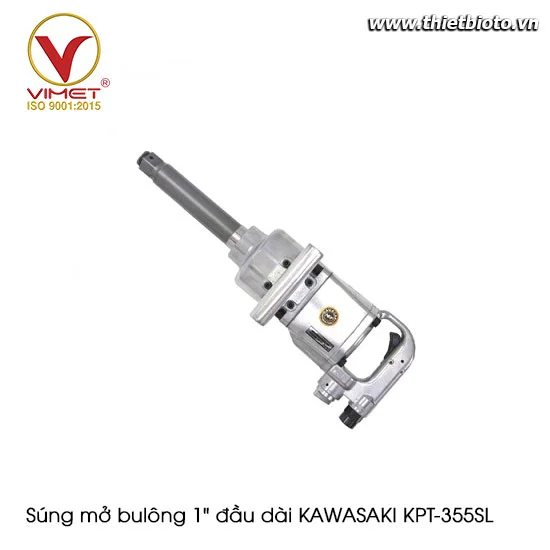 Súng mở bulông 1" đầu dài KAWASAKI KPT-355SL