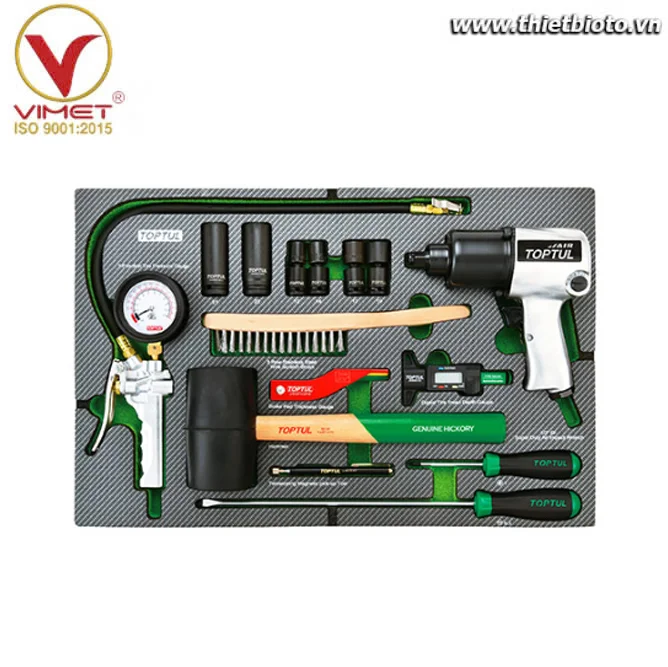 Khay dụng cụ cầm tay 15pcs TOPTUL GED0152