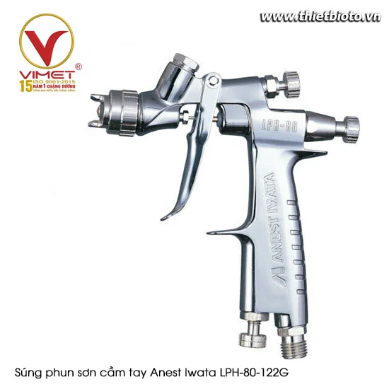 Súng phun sơn cầm tay Anest Iwata LPH-80-122G