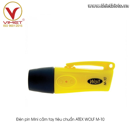 Đèn pin cầm tay an toàn tiêu chuẩn ATEX WOLF M-10