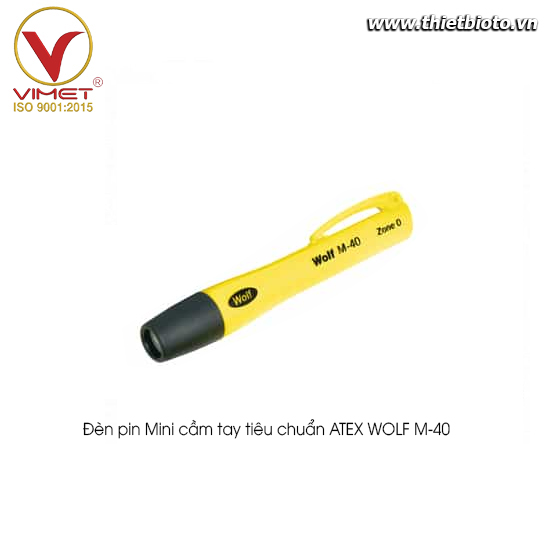 Đèn pin cầm tay an toàn tiêu chuẩn ATEX WOLF M-40