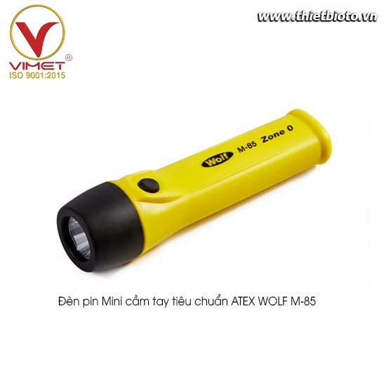Đèn pin cầm tay an toàn tiêu chuẩn ATEX WOLF M-85
