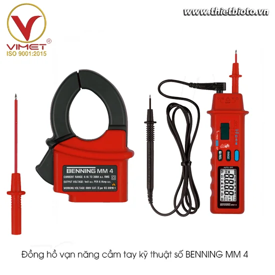 Đồng hồ vạn năng cầm tay kỹ thuật số BENNING MM 4