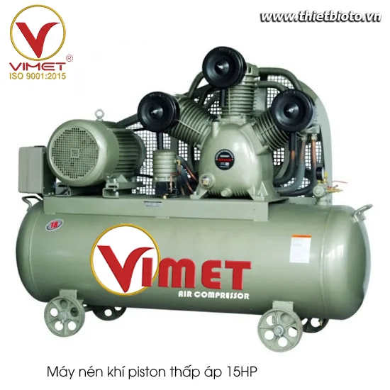 Máy nén khí piston thấp áp 15HP VIMET MTS315