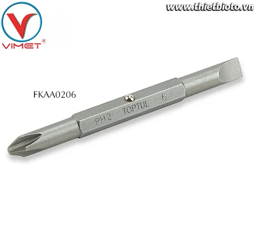 Mũi vít 2 đầu 1/4" Toptul FKAA0206