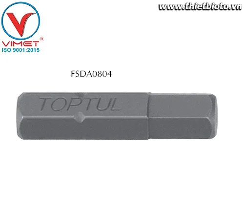 Mũi vít lục giác 1/4" Toptul FSDA0804