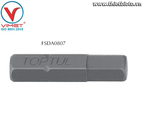 Mũi vít lục giác 1/4" Toptul FSDA0807