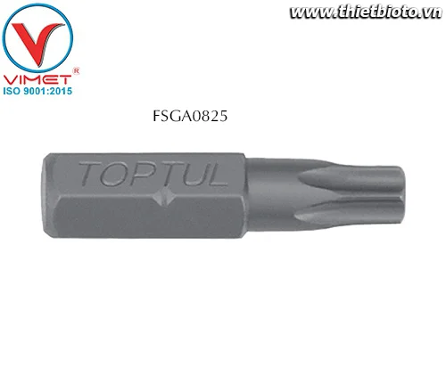 Mũi vít sao lỗ 1/4" Toptul FSGA0825