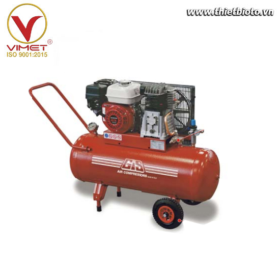 Máy nén khí piston truyền động động cơ xăng GIS GS25/100/DIESEL
