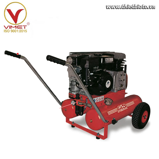 Máy nén khí piston truyền động động cơ xăng GIS GS25/TWIN/MOTO