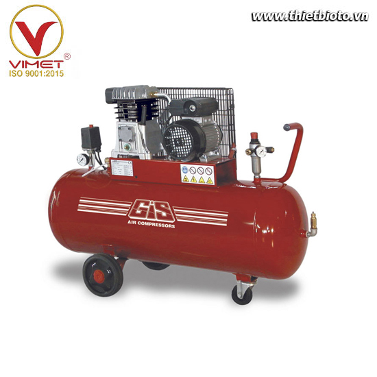 Máy nén khí piston truyền động dây đai GIS GS25/100/380/CAR/T