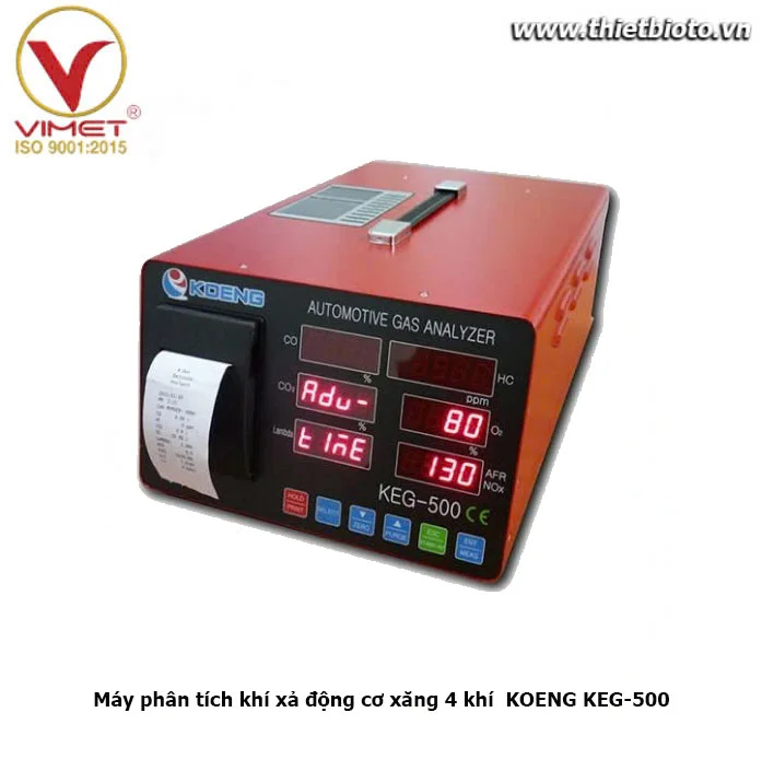 Máy phân tích khí xả động cơ xăng 4 khí  KOENG KEG-500