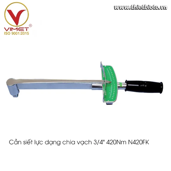 Cần siết lực dạng chia vạch 3/4" 420Nm N420FK