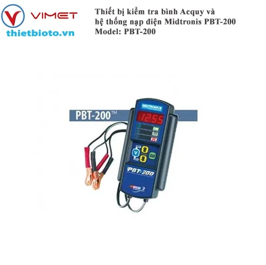 Thiết bị kiểm tra bình Acquy và hệ thống nạp điện Midtronis PBT-200 NN