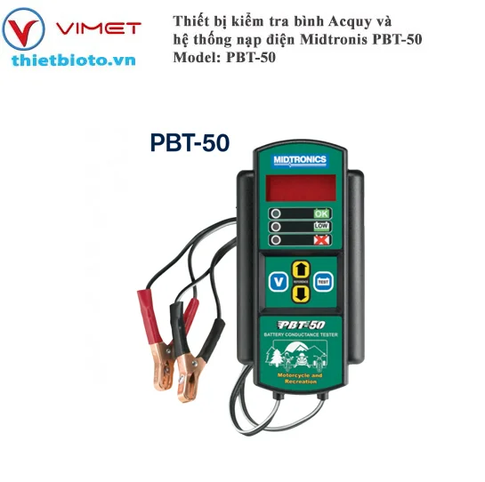 Thiết bị kiểm tra bình Acquy xe máy Midtronis PBT-50