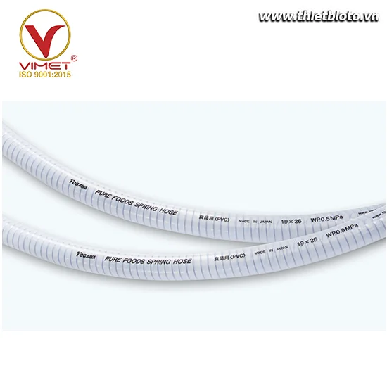 Ống nhựa mềm PVC lõi thép chuyên dụng cho thực phẩm TOGAWA PFS-38