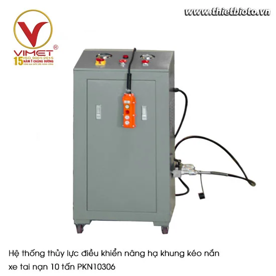 Hệ thống thủy lực kéo nắn xe tai nạn 10 tấn HIDI PKN10306