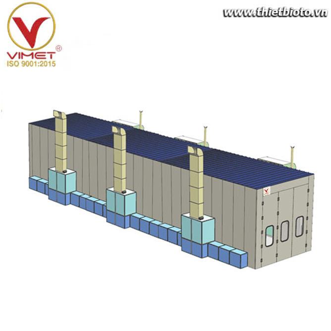 Phòng sơn xe tải Diesel VIMET PSS18765