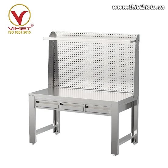 Bàn nguội cơ khí 500 kg với 03 ngăn kéo QT-BN05F