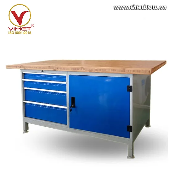 Bàn nguội thao tác cơ khí MO với tải 90 kg/ngăn QT-BN10