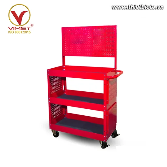 Xe đẩy dụng cụ 3 ngăn QT-D03F