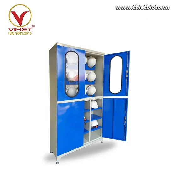 Tủ để nón và giầy bảo hộ lao động QT-LD06