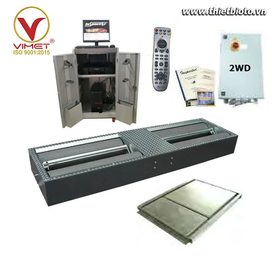 Thiết bị kiểm tra phanh và trượt ngang xe 2WD