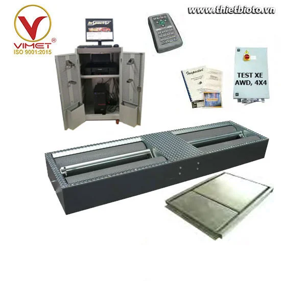 Thiết bị kiểm tra phanh và trượt ngang xe AWD