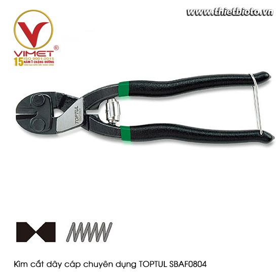 Kìm cắt dây cáp chuyên dụng TOPTUL SBAF0804